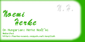 noemi herke business card